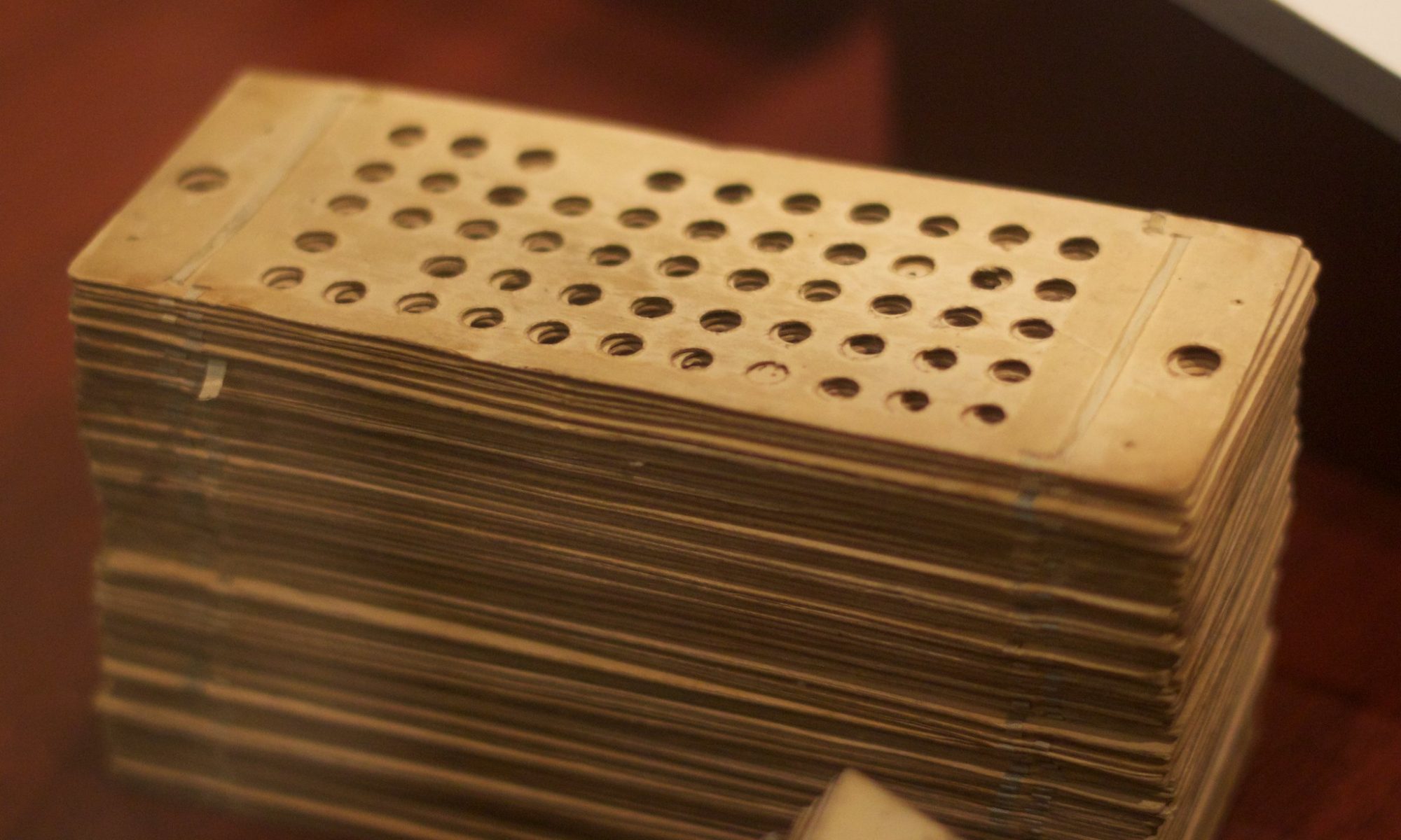 stack of punch cards